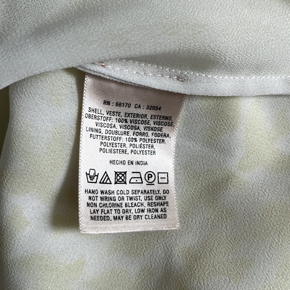 ANTHROPOLOGIE LEIFNOTES Yellow Bird Print Midi Patchwork Eyelet Lace Boho Dress - Picture 13 of 13